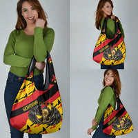 Germany Football Grocery Bag Majestic Eagle And Gold Trophy Unique Style