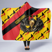 Germany Football Hooded Blanket Majestic Eagle And Gold Trophy Unique Style
