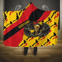 Germany Football Hooded Blanket Majestic Eagle And Gold Trophy Unique Style