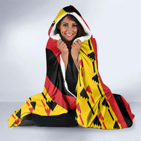 Germany Football Hooded Blanket Majestic Eagle And Gold Trophy Unique Style