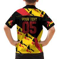 Custom Germany Football Kid Hawaiian Shirt Majestic Eagle And Gold Trophy Unique Style