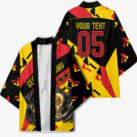 Custom Germany Football Kimono Majestic Eagle And Gold Trophy Unique Style