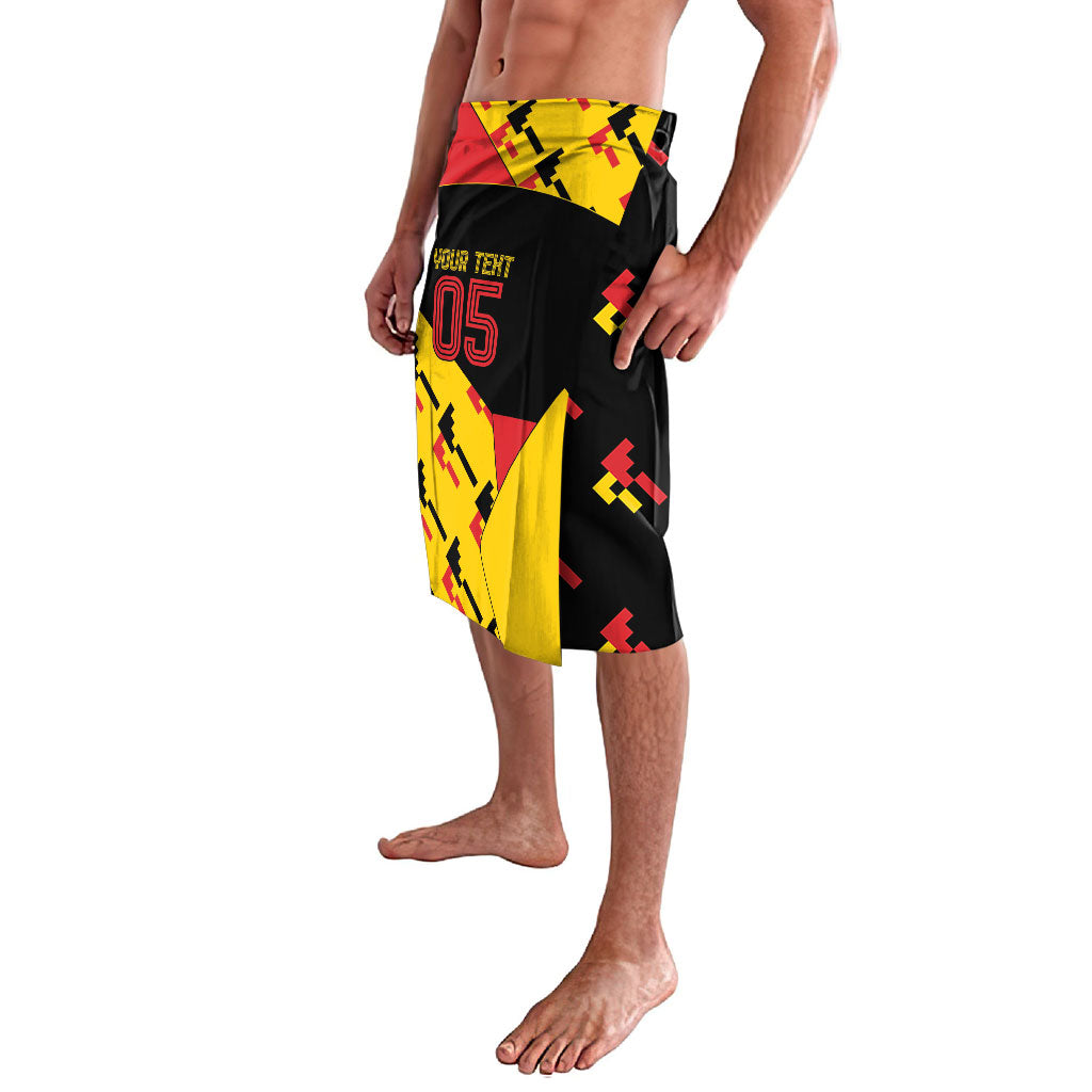 Custom Germany Football Lavalava Majestic Eagle And Gold Trophy Unique Style