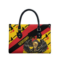 Germany Football Leather Bag Majestic Eagle And Gold Trophy Unique Style