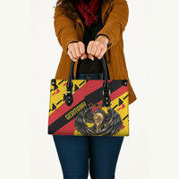 Germany Football Leather Bag Majestic Eagle And Gold Trophy Unique Style