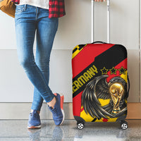 Germany Football Luggage Cover Majestic Eagle And Gold Trophy Unique Style