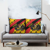Germany Football Pillow Cover Majestic Eagle And Gold Trophy Unique Style