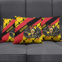 Germany Football Pillow Cover Majestic Eagle And Gold Trophy Unique Style