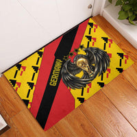 Germany Football Rubber Doormat Majestic Eagle And Gold Trophy Unique Style
