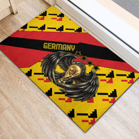 Germany Football Rubber Doormat Majestic Eagle And Gold Trophy Unique Style