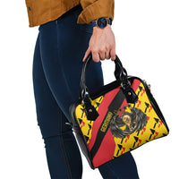 Germany Football Shoulder Handbag Majestic Eagle And Gold Trophy Unique Style