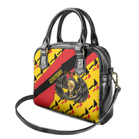 Germany Football Shoulder Handbag Majestic Eagle And Gold Trophy Unique Style