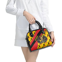 Germany Football Shoulder Handbag Majestic Eagle And Gold Trophy Unique Style