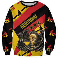 Custom Germany Football Sweatshirt Majestic Eagle And Gold Trophy Unique Style