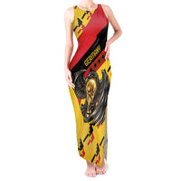 Custom Germany Football Tank Maxi Dress Majestic Eagle And Gold Trophy Unique Style
