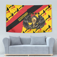 Germany Football Tapestry Majestic Eagle And Gold Trophy Unique Style
