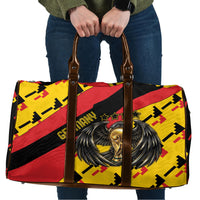 Germany Football Travel Bag Majestic Eagle And Gold Trophy Unique Style