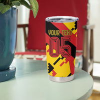 Custom Germany Football Tumbler Cup Majestic Eagle And Gold Trophy Unique Style
