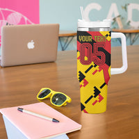 Custom Germany Football Tumbler With Handle Majestic Eagle And Gold Trophy Unique Style