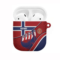 Norway Football AirPods Case Viking Ship Nordic Patterns