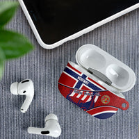 Norway Football AirPods Case Viking Ship Nordic Patterns