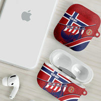 Norway Football AirPods Case Viking Ship Nordic Patterns