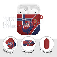 Norway Football AirPods Case Viking Ship Nordic Patterns