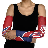 Custom Norway Football Arm Sleeves Viking Ship Nordic Patterns