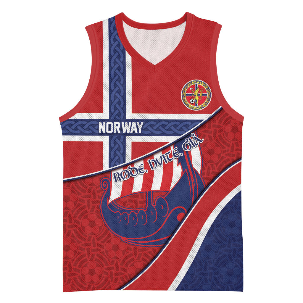 Custom Norway Football Basketball Jersey Viking Ship Nordic Patterns