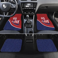 Custom Norway Football Car Mats Viking Ship Nordic Patterns