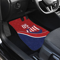Custom Norway Football Car Mats Viking Ship Nordic Patterns