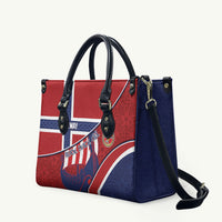 Norway Football Leather Bag Viking Ship Nordic Patterns