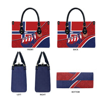 Norway Football Leather Bag Viking Ship Nordic Patterns