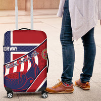 Norway Football Luggage Cover Viking Ship Nordic Patterns