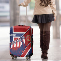 Norway Football Luggage Cover Viking Ship Nordic Patterns