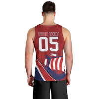 Custom Norway Football Men Tank Top Viking Ship Nordic Patterns