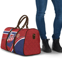 Norway Football Travel Bag Viking Ship Nordic Patterns