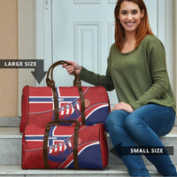 Norway Football Travel Bag Viking Ship Nordic Patterns