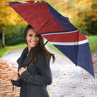 Norway Football Umbrella Viking Ship Nordic Patterns
