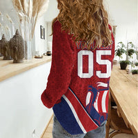 Custom Norway Football Women Casual Shirt Viking Ship Nordic Patterns