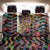 Hippie Back Car Seat Cover Hand Gesture V With Peace Symbol - Wonder Print Shop