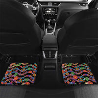 Hippie Car Mats Hand Gesture V With Peace Symbol - Wonder Print Shop