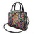 Hippie Shoulder Handbag Hand Gesture V With Peace Symbol - Wonder Print Shop