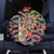 Hippie Spare Tire Cover Hand Gesture V With Peace Symbol - Wonder Print Shop