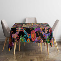 Hippie Tablecloth Hand Gesture V With Peace Symbol - Wonder Print Shop