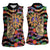 Hippie Women Sleeveless Polo Shirt Hand Gesture V With Peace Symbol - Wonder Print Shop