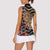 Hippie Women Sleeveless Polo Shirt Hand Gesture V With Peace Symbol - Wonder Print Shop