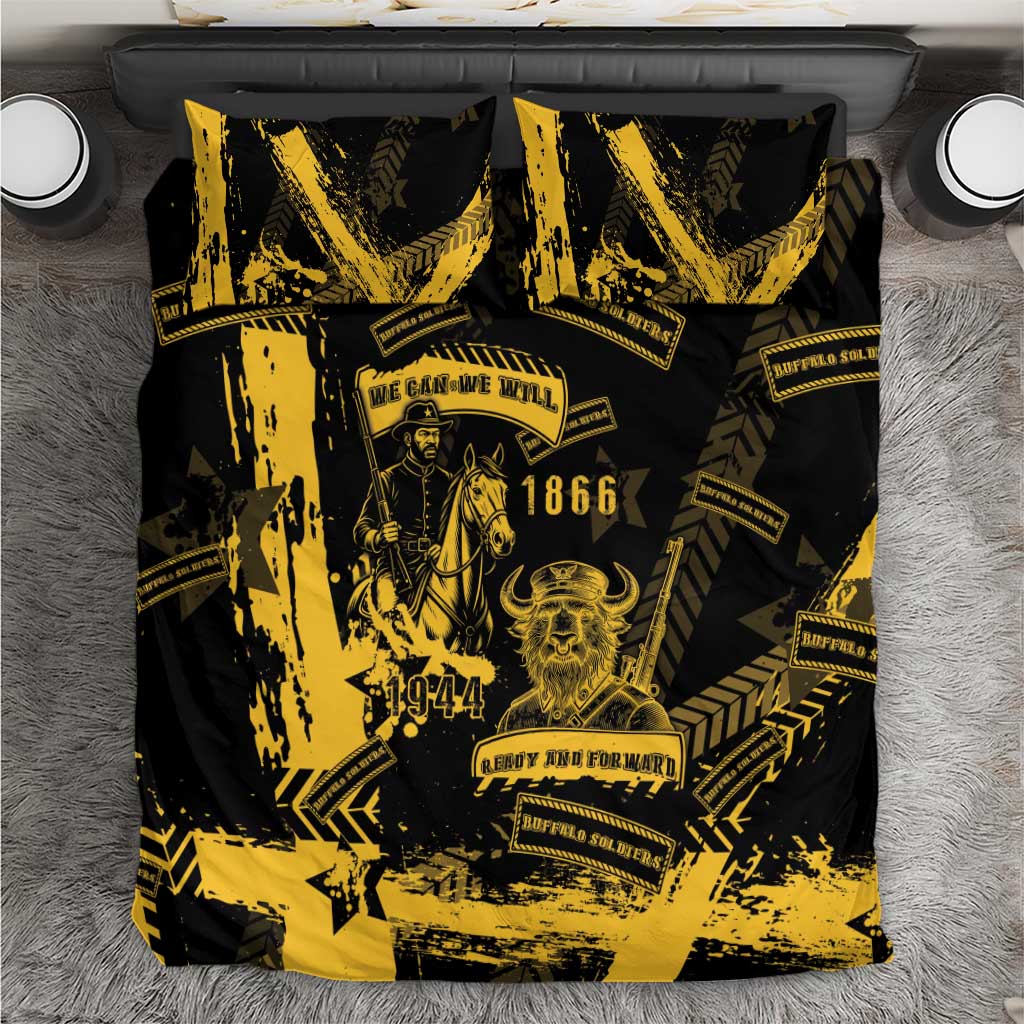Buffalo Soldiers Bedding Set Military Urban Retro Style - Wonder Print Shop