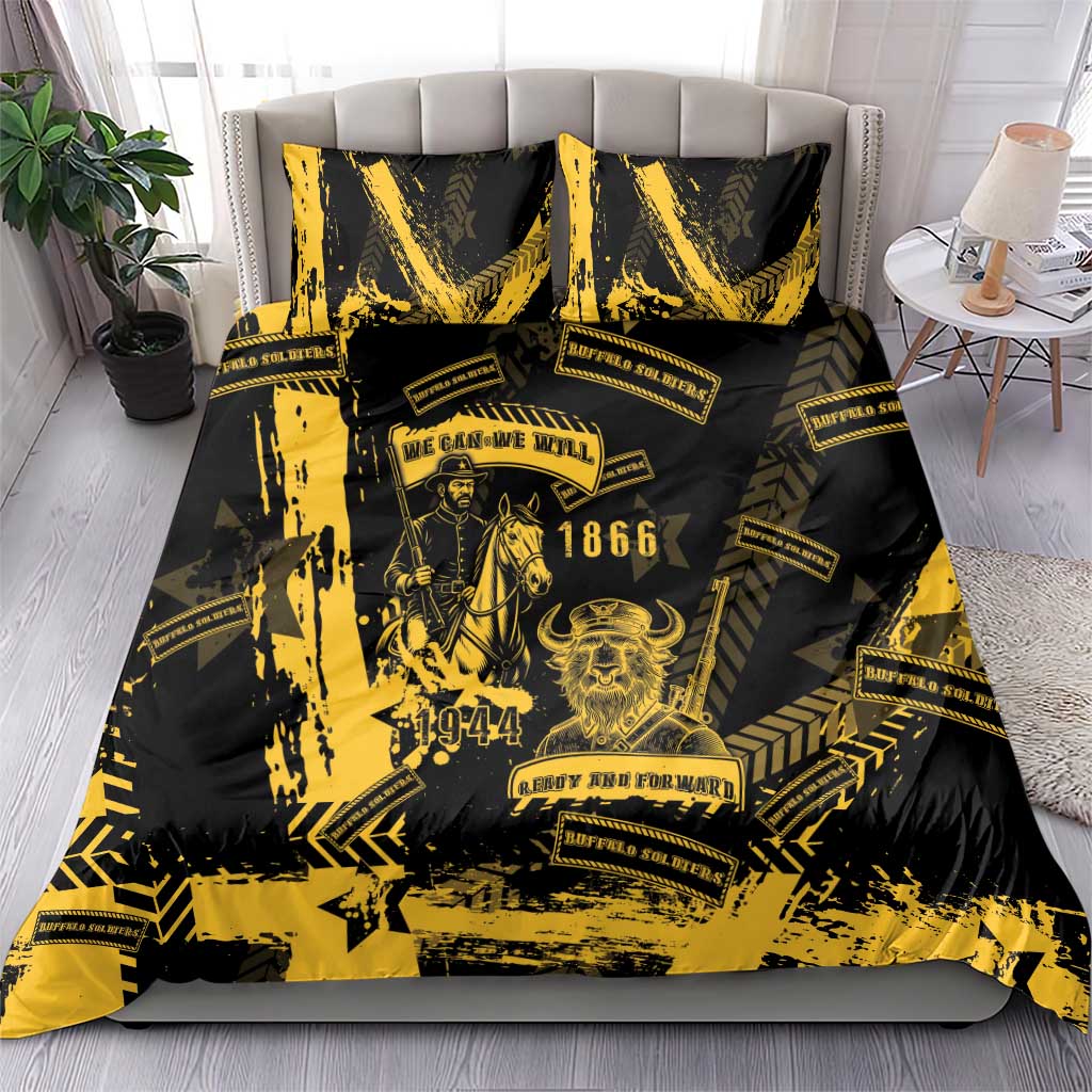 Buffalo Soldiers Bedding Set Military Urban Retro Style - Wonder Print Shop