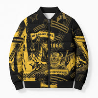 Buffalo Soldiers Bomber Puffer Jacket Military Urban Retro Style - Wonder Print Shop